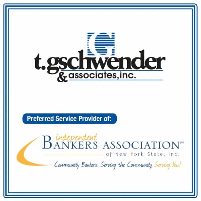 April 2017 E-Newsletter near syracuse ny image of t gschwender and associates logo and service provider logo for bankers association